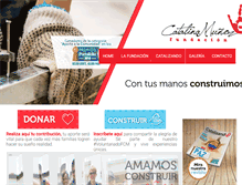 Tablet Screenshot of fundacioncatalinamunoz.org